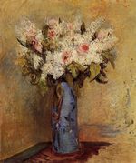 Vase of lilacs and roses-1870